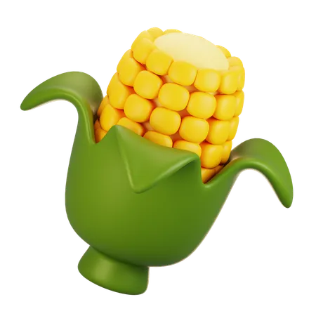 Corn  3D Icon