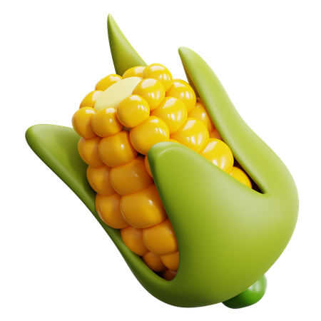 Corn  3D Icon