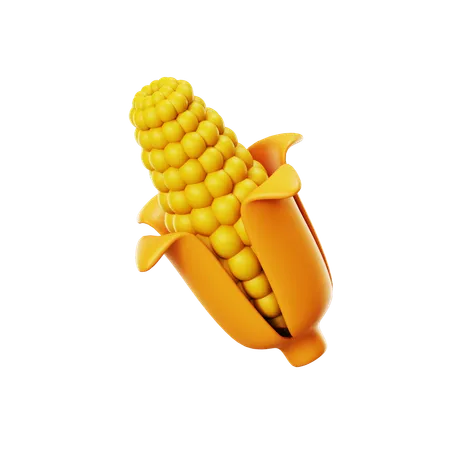 Corn  3D Icon