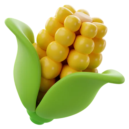 Corn  3D Icon