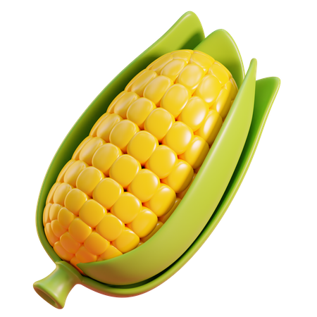 Corn  3D Icon