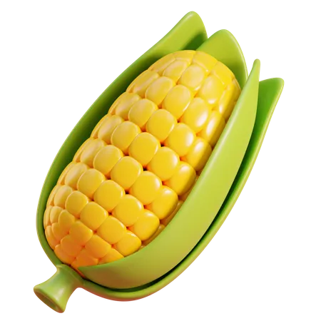 Corn  3D Icon