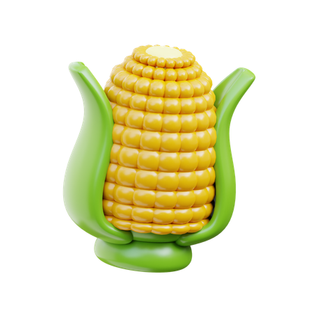 Corn  3D Icon