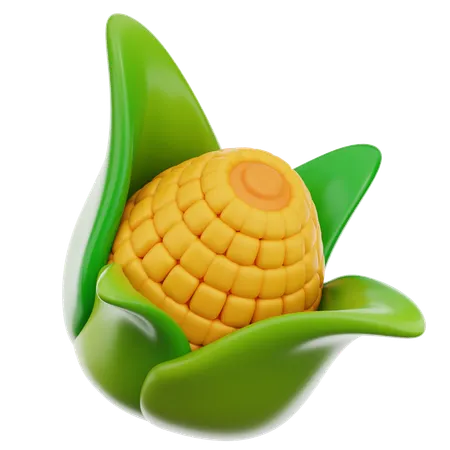 Corn  3D Icon