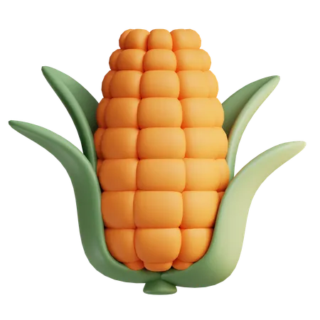 Corn  3D Icon