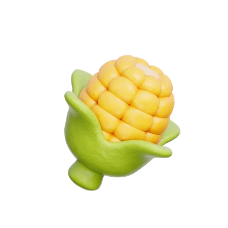 Corn  3D Icon