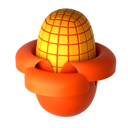 Corn  3D Icon