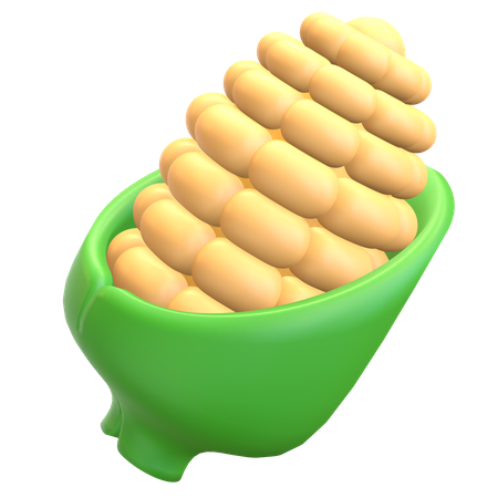 Corn  3D Icon