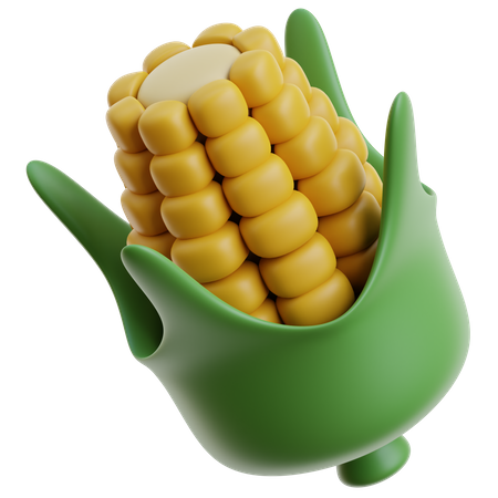 Corn  3D Icon