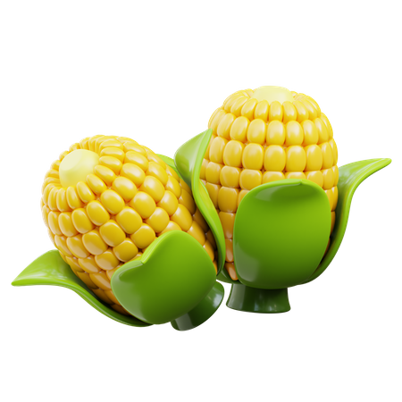 Corn  3D Icon