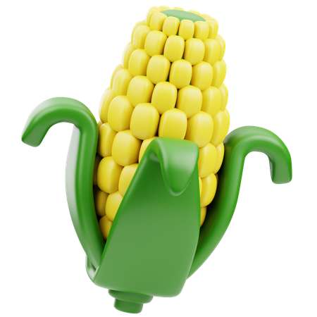 Corn  3D Icon