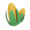 3d corn illustration