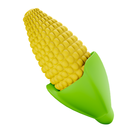 Corn 3D Illustration