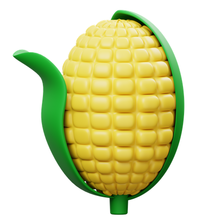 Corn 3D Icon