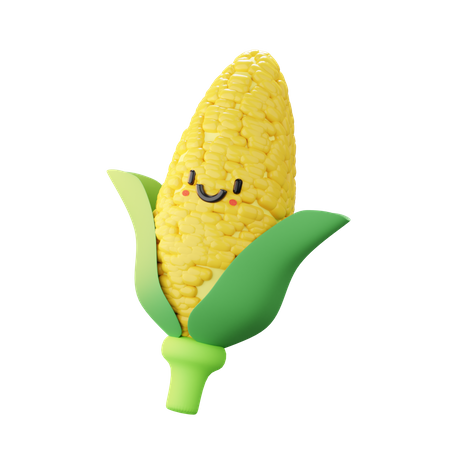 Corn 3D Icon