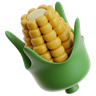 3d corn cob emoji