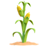 3d corn plant emoji