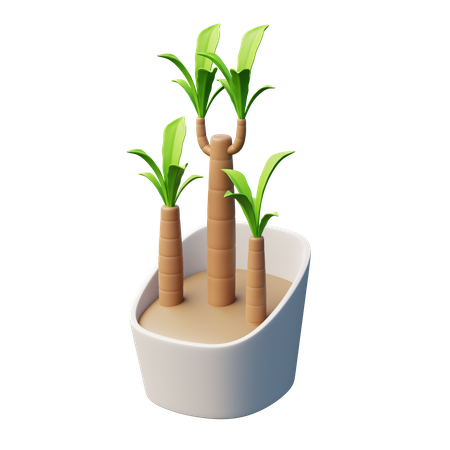 Corn Plant  3D Icon