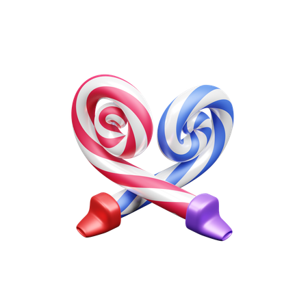 Corne de fête  3D Icon