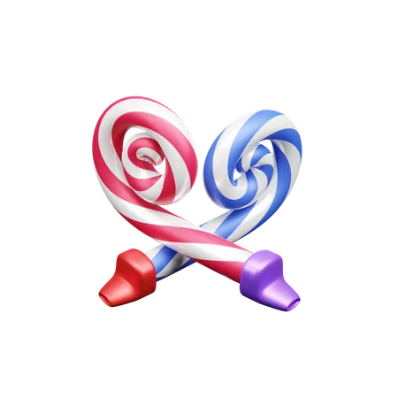 Corne de fête  3D Icon