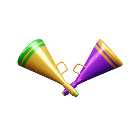 Corne de fête  3D Icon