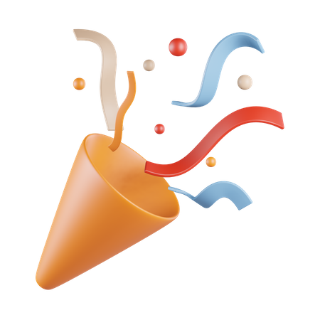 Corne de fête  3D Icon