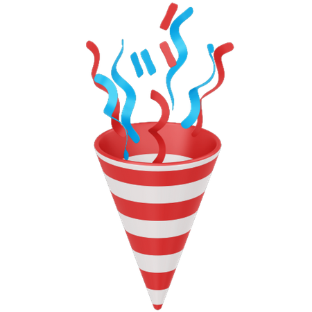 Corne de fête  3D Icon