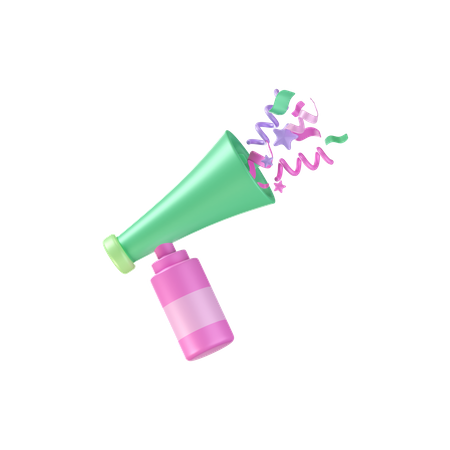 Corne de fête  3D Icon