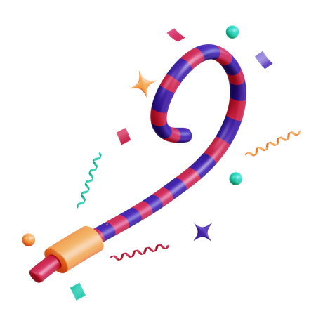 Corne de fête  3D Icon