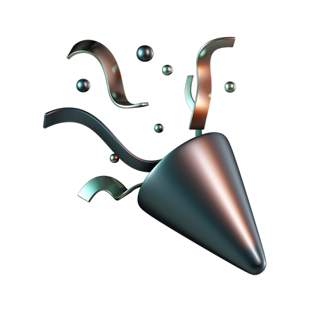 Corne de fête  3D Icon