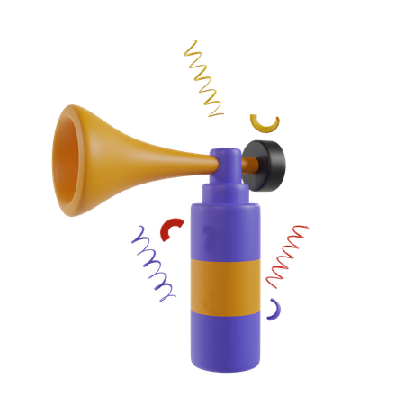 Corne de fête  3D Icon