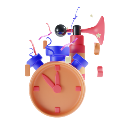 Corne de fête  3D Icon