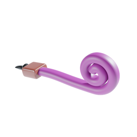 Corne de fête  3D Icon
