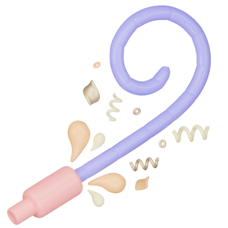 Corne de fête  3D Icon