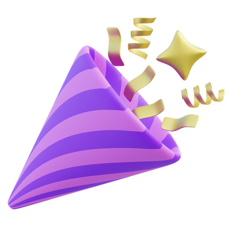 Corne de fête  3D Icon