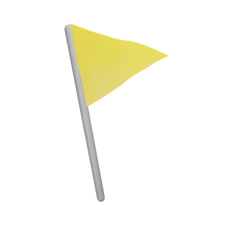 Corner Ball Flag 3D Icon