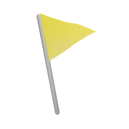 Corner Ball Flag 3D Icon