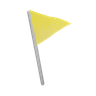 3d corner ball flag emoji