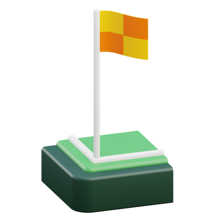 Corner Field  3D Icon