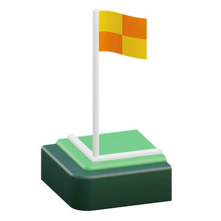 Corner Field  3D Icon