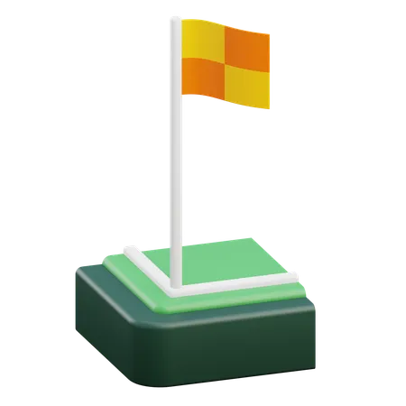 Corner Field 3D Icon