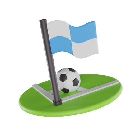 Corner Flag  3D Icon