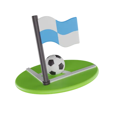 Corner Flag  3D Icon