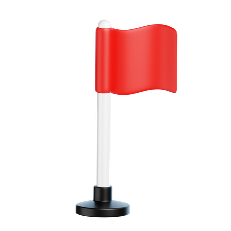 Corner Flag  3D Icon