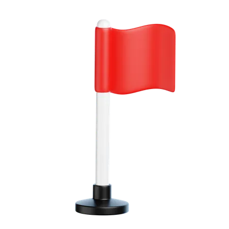 Corner Flag  3D Icon