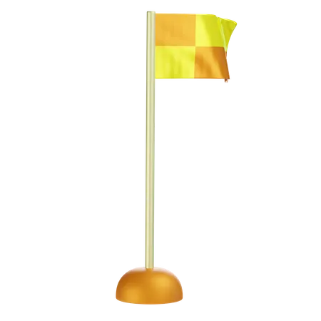 Corner Flag  3D Icon