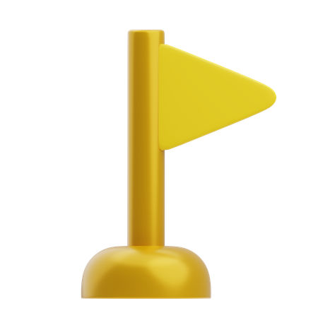 Corner Flag  3D Icon