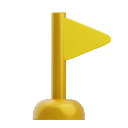 Corner Flag  3D Icon