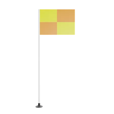 Corner Flag  3D Icon