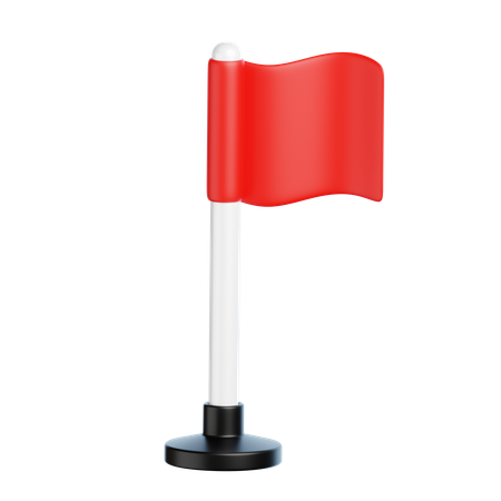 Corner Flag  3D Icon